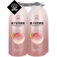 贝尔嘉桃子原浆啤酒460ml