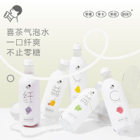 喜茶无糖气泡水白桃味500ml