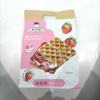 木子记威化饼干爆浆草莓味215g
