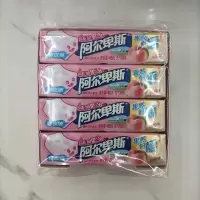 阿尔卑斯果然好嚼橡皮糖白桃味45g