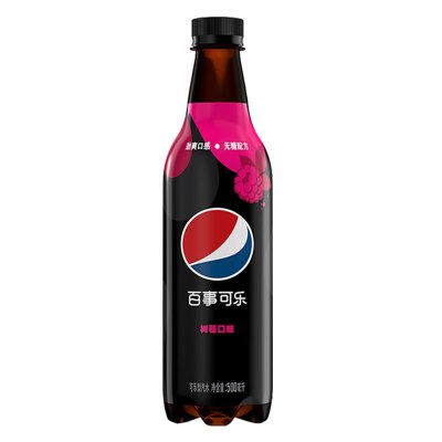 500ml百事可乐(无糖树莓味)极度12瓶