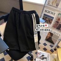 2022运动短裤女宽松夏季新款学生显瘦直筒中裤休闲阔腿裤五分裤女