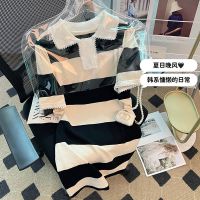 cass佳适polo连衣裙女夏季2022新款法式小众设计高级感显瘦针织裙