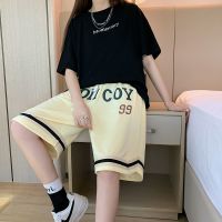 CASS佳适 短裤女款夏季运动美式街头风裤子高街潮牌复古五分裤