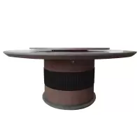 亿铁(YI TIE)中式餐桌圆桌带转盘