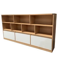 亿铁(YI TIE)墙边柜展示柜书架储物矮柜文件柜