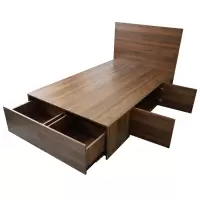 亿铁(YI TIE)实木高箱床颜色可定制