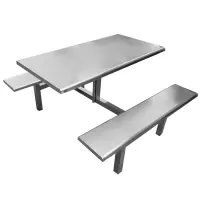 亿铁(YI TIE)不锈钢连体餐桌