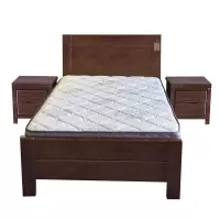 亿铁(YI TIE)实木床/床头柜 1床2柜组合