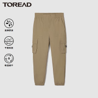 探路者 旅行裤男 22春夏新款户外工装潮速干运动舒适男式旅行长裤收束裤脚TAMK81755