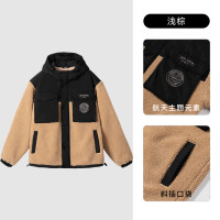 探路者外套秋冬新款户外舒适保暖男女款羊羔绒外套TAEJ90833