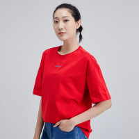 探路者户外T恤男女中性款全棉户外T恤柔软透气吸汗T恤短袖圆领春夏季户外休闲短袖T恤