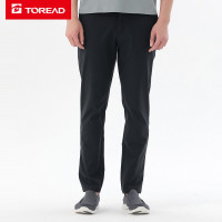探路者男士直筒宽松长裤户外速干裤男春夏季越野长裤男式东丽面料户外弹力耐磨快干运动旅行休闲裤