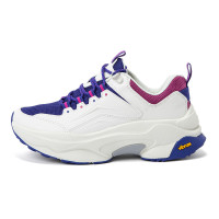 探路者女鞋户外鞋子牛津布革鞋面Vibram橡胶大底休闲鞋秋冬季户外防滑耐磨增高仿生旅行运动鞋