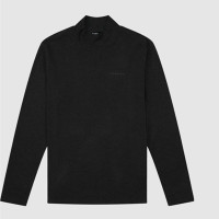 探路者功能长袖T恤男半高领户外运动T恤 2021秋冬季新款户外男士柔软弹力舒适保暖快干长袖T恤