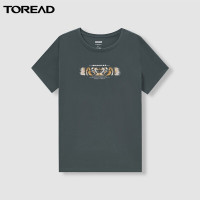 探路者棉T恤弹力透气2022春夏新款户外舒适柔软男式短袖T恤TAJK81553