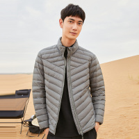 探路者秋冬季户外羽绒服男士轻便超轻羽绒服男女情侣款保暖透气防风轻薄羽绒服徒步抗撕裂面料
