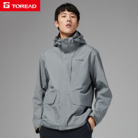 探路者户外三合一可拆卸冲锋衣男女款新潮牌冬季防风防水防油污加绒加厚保暖防寒登山服外套