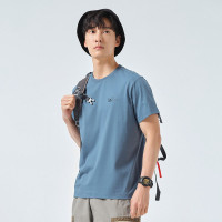 探路者(TOREAD)22春夏新品 全棉T恤 男女通用户外弹力亲肤柔软透气短袖T恤TAJK80574
