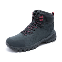 探路者户外登山鞋女中高帮防滑户外鞋子秋冬季户外轻量耐磨反毛牛皮材质鞋面经久耐穿女式徒步鞋