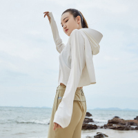 TOREAD探路者女装斗篷皮肤衣 春夏女式防风防嗮舒适耐磨肤轻薄透气运动户外旅行出游皮肤 TAZJ82720 女装斗篷皮