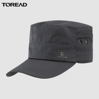 探路者帽子 2022春夏新款户外舒适透气遮阳男女通款休闲帽TELK80307 深灰 均码