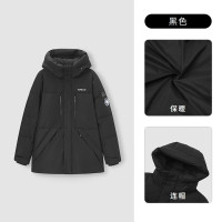 探路者羽绒服女21秋冬户外防风保暖透气弹力加厚保暖鸭绒羽绒衣TADJ92252