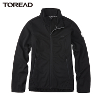 探路者加厚加绒软壳衣女秋冬季徒步外套 2021新款户外运动休闲女式软壳外套保暖防风衣抓绒户外衣服