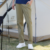 探路者户外裤子 速干裤 徒步裤 22春夏新款男户外速干透气登山通勤***力快干长裤TAMK81759 男款-丛林绿 S