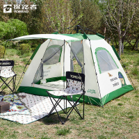 探路者(TOREAD)TEENIE WEENIE联名款帐篷户外露营防蚊透气防泼水公园休闲三人速开帐 TEDK80732