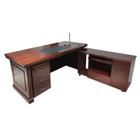 巨高中式班台胡桃色