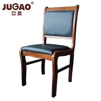 巨高办公会议椅实木靠椅