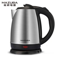 松桥(MAZUBA)电水壶MK-MS1701F 食品级内胆1.7L 大容量 快速煮水 烧水壶 电热水壶