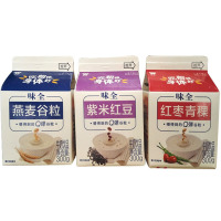 味全紫米红豆牛乳风味牛奶饮品370g