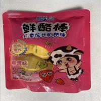 花花牛鲜酪棒草莓味100g