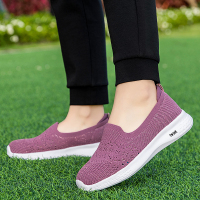 TWEAK正品老人鞋一脚蹬中年爸妈鞋软底舒适健步鞋透气防滑奶奶鞋谢