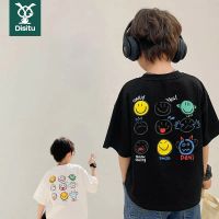 迪斯兔儿童半袖T恤纯棉2022新款夏季中大童男童夏装上衣短袖潮流