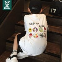 迪斯兔中大童短袖T恤2022新款童装卡通潮流印花儿童纯棉上衣夏季