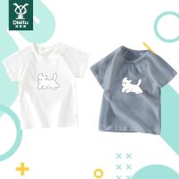 迪斯兔印花短袖t恤2022夏儿童装男女童夏季圆领可爱百搭潮流上衣