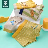 迪斯兔儿童内裤男平角裤a类纯棉抑菌小童中大童四角学生男童内裤