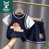 迪斯兔套装男童夏季新款2022学生篮球服速干衣套装短袖运动两件套
