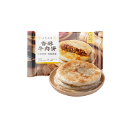 珍味小梅园香酥牛肉饼500g*24包