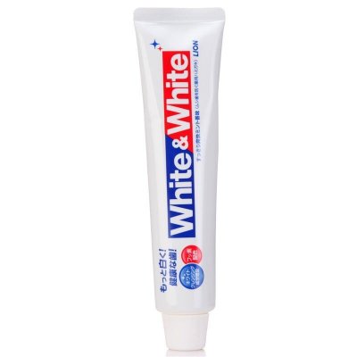 日本狮王WHITE&WHITE美白牙膏150g