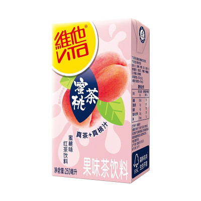 维他蜜桃红茶250ml