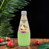 乐可芬哈蜜瓜味椰子饮料(含椰果)290ml