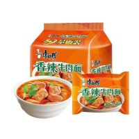 康师傅香辣牛肉面5连包