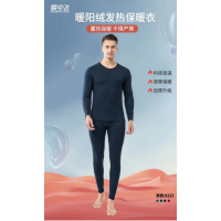 雪中飞8225.8335暖阳绒高低领男套装