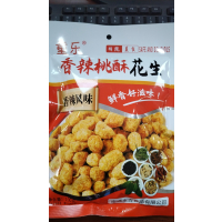 童乐香辣桃酥花生100g