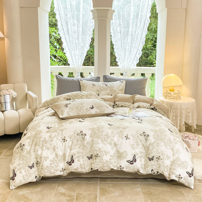 雅鹿-全棉印花亲肤四件套ZZLY-YLT2505(花色:福气叠叠)