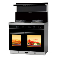 美大(MEIDA)集成灶风明蒸烤分离90L超大容量款手挥智控顶部保温置物台深U排烟触屏模块化拆卸全进风燃烧器一级能效